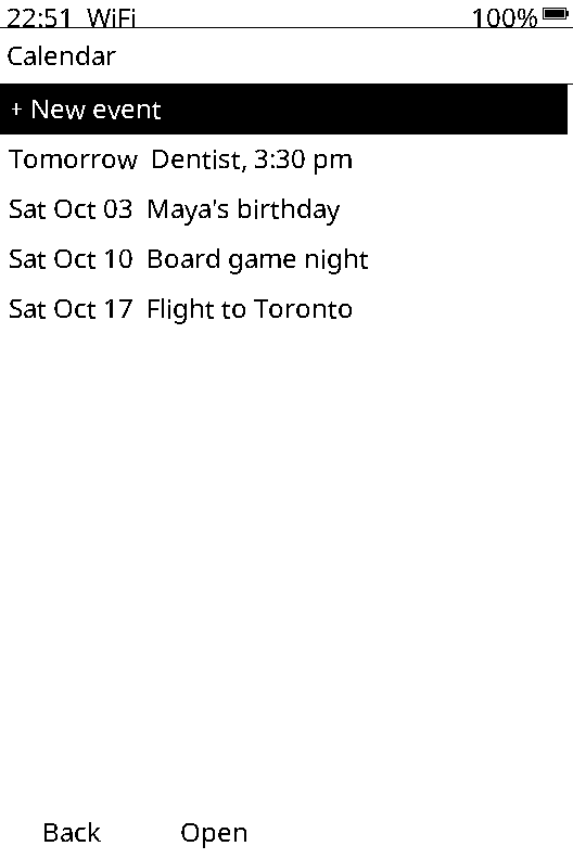 Calendar